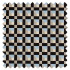 Swatch of Blocks Cornflower/Black Earth/Sketched
