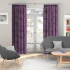 Made To Measure Curtains Alessia Velvet Aubergine