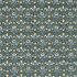 Bellflowers Indigo/Thyme Fabric by Morris & Co