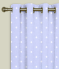 Eyelet Curtains Dotty Powder Blue