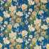Emperor Peony Herbal Blue/Amber Fabric by Sanderson