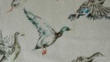 Image of flying ducks linen by Voyage