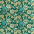 Indra Flower Emerald Fabric by Sanderson