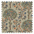 Swatch of Kelmscott Tree Embroidery Russet/Forest