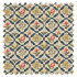 Swatch of Mays Coverlet Indigo/Rose