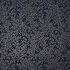 Metallic Leaves Smokey Blue Fabric by Sara Miller