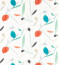 Oxalis Pimento Marine Fabric by Scion