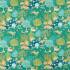 Pamir Garden Teal Fabric by Sanderson