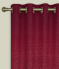 Eyelet Curtains Pulse Velvet Crimson