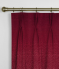 Pinch Pleat Curtains Pulse Velvet Crimson