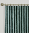 Pencil Pleat Curtains Rhythm Velvet Teal