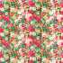 Rose & Peony Cerise/Veridian Fabric by Sanderson