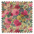 Swatch of Rose & Peony Red Linen