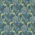 Seaweed Cobalt/Thyme Fabric by Morris & Co