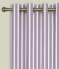 Eyelet Curtains Stowe Stripe Lavender