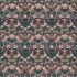 Strawberry Thief Velvet Mulberry/Slate Fabric by Morris & Co