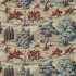 Tally Ho Teal/Ruby Fabric by Sanderson