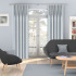 Curtains in Vermont Kingfisher by iLiv