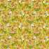 Wild Meadow Ochre Velvet Fabric by Clarke And Clarke