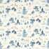 Winnie The Pooh Bonbon Blue Fabric by Sanderson