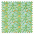 Swatch of Woodland Weeds Orange/Turquoise