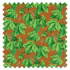 Swatch of Dappled Leaf Emerald/Amber
