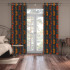 Curtains in Tigris Flame Velvet