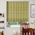 Electric Roman Blind Two Colour Stem Olive