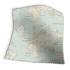 Made To Measure Curtains Maps Duck Egg Swatch