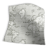 Made To Measure Curtains Maps Grey Swatch