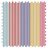 Swatch of Funfair Stripe Grape/Cherry/Pineapple/Blossom