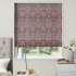 Electric Roman Blind in Hathaway Claret