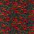 Helianthus Vermillion/Harissa/Fig Leaf Fabric by Harlequin