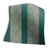 Made To Measure Curtains Brocade Stripe Teal Swatch