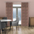 Curtains in Kelmscott Claret