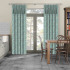 Curtains in Kelmscott Jade