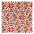 Swatch of Ixora Pomegranate/Tree Canopy/Ink