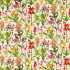 Kalina Parchment/Forest/Azalea Fabric by Harlequin