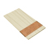 Limestone Inspirewood Venetian Blind with Pecan Tape Swatch