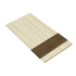 Limestone Inspirewood Venetian Blind with Walnut Tape Swatch