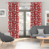 Made To Measure Curtains Nordic Scarlet