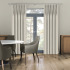 Pencil Stripe Dove Curtains