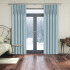 Pencil Stripe Ocean Curtains