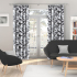 Pomegranite Trail Noir Curtains