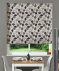 Made To Measure Roman Blind Fall Graphite 1