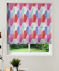 Made To Measure Roman Blind Hip Hop Raspberry