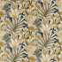 Matupi Amber Light/Black Earth Fabric by Harlequin