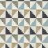 Mehari Sky/Maize/Charcoal Fabric by Harlequin
