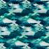 Minako Emerald Zest Marine Fabric by Harlequin