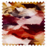 Swatch of Minako Indigo Fuchsia Mandarin